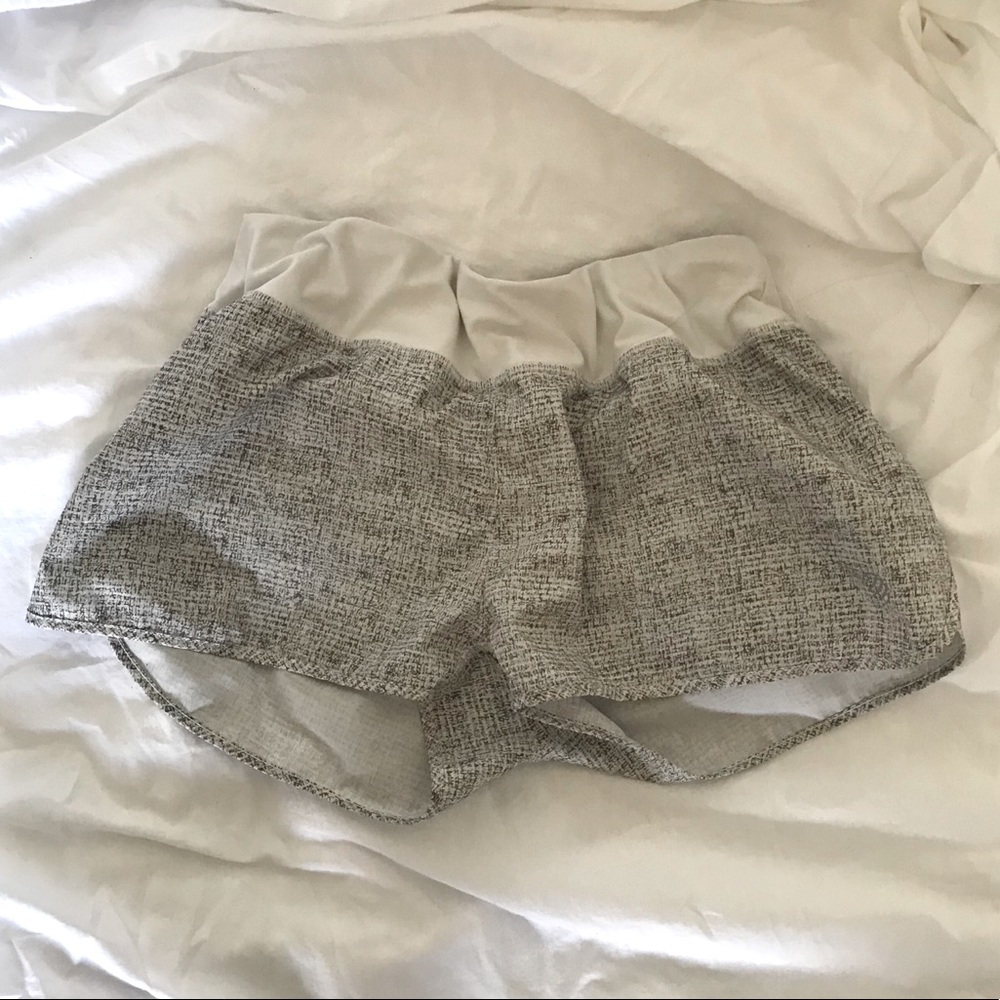 MPG white running shorts